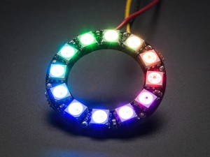 Adafruit's Neopixel 12 RGB LED. Image from http://www.adafruit.com/product/1643
